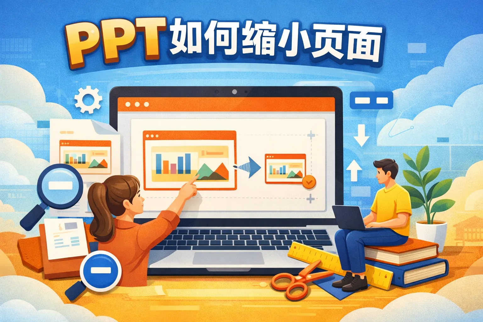 ppt如何缩小页面