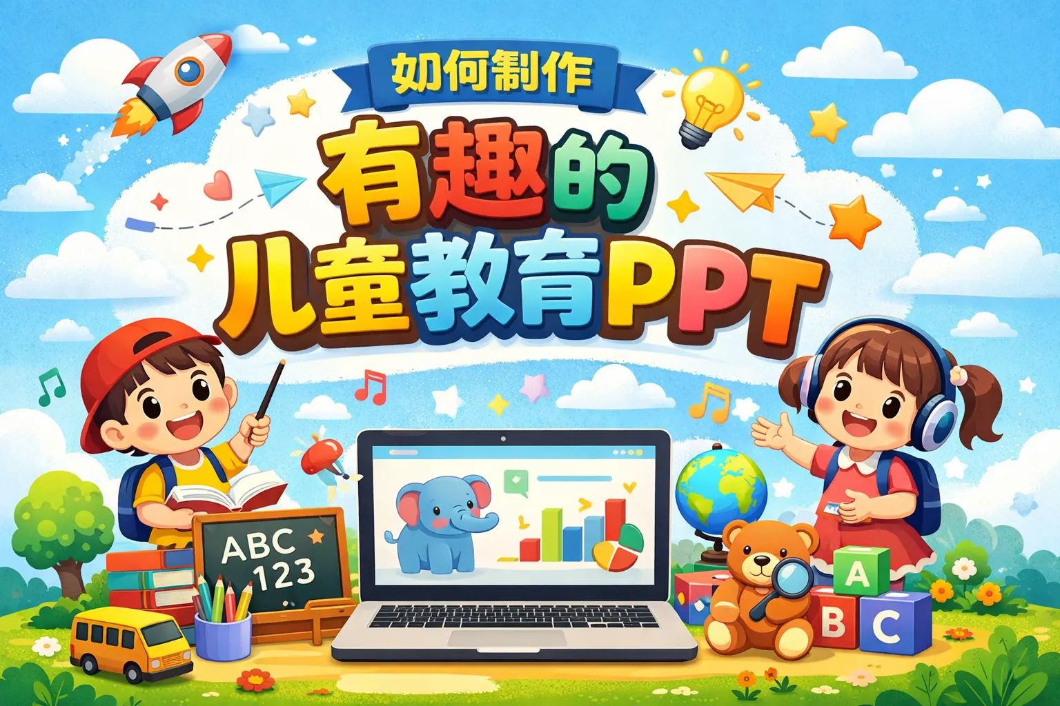 如何制作有趣的儿童教育PPT