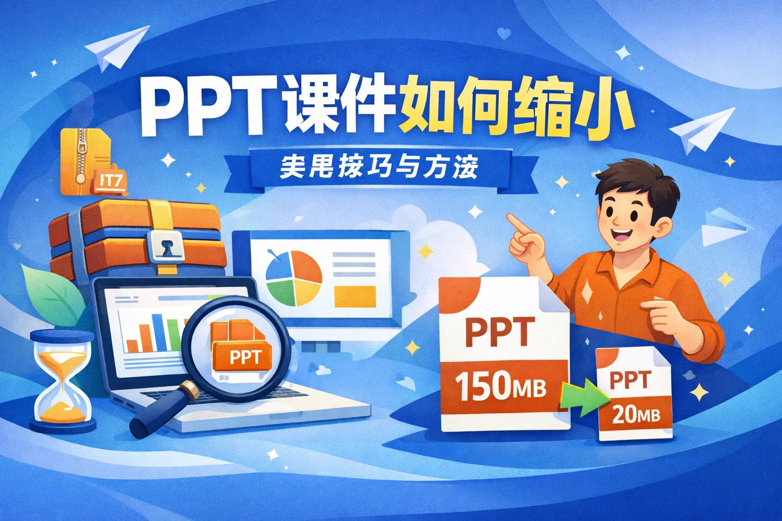 ppt课件如何缩小
