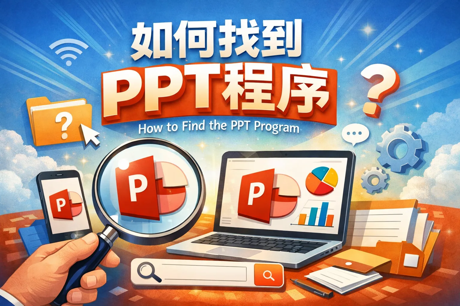 如何找到ppt程序