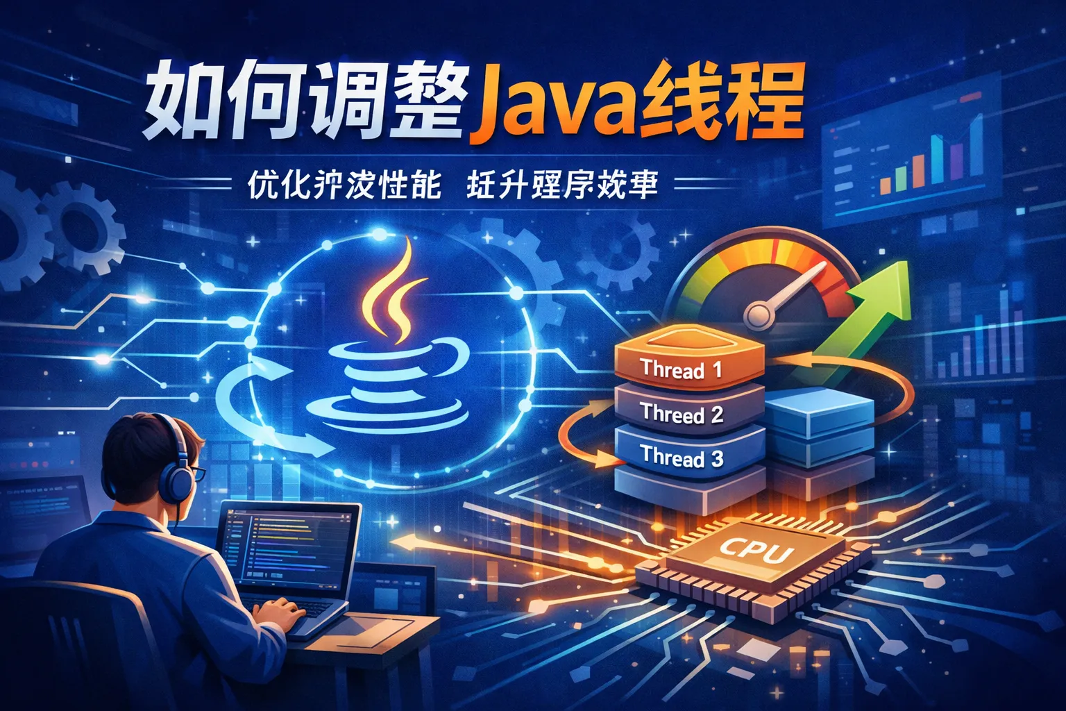 如何调整java线程