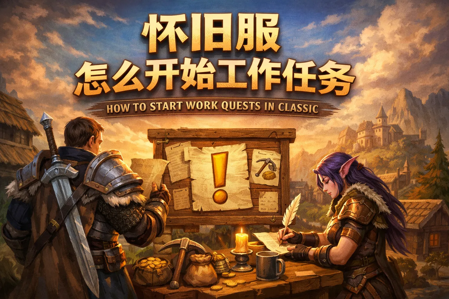 怀旧服怎么开始工作任务