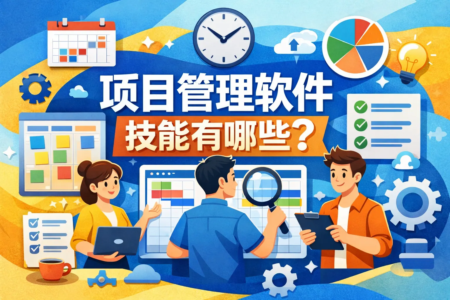 项目管理软件技能有哪些