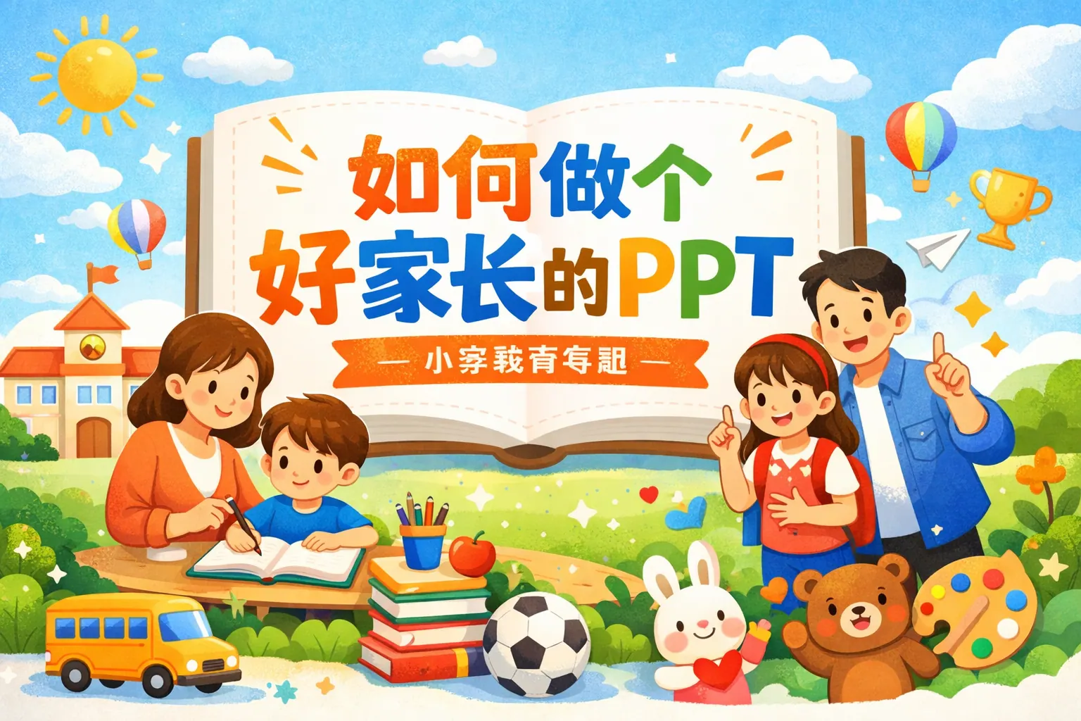 如何做个好家长的ppt小学