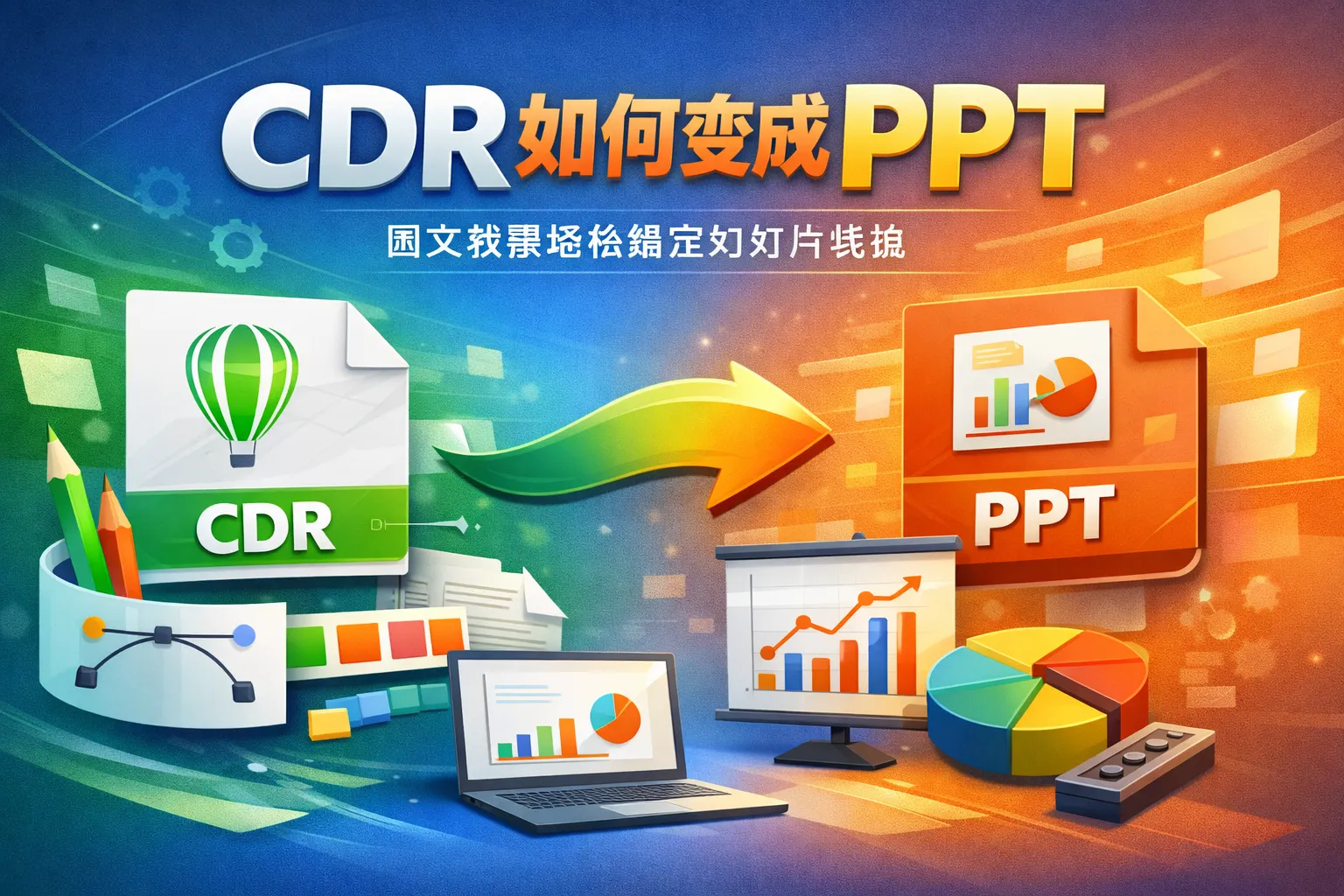cdr如何变成ppt