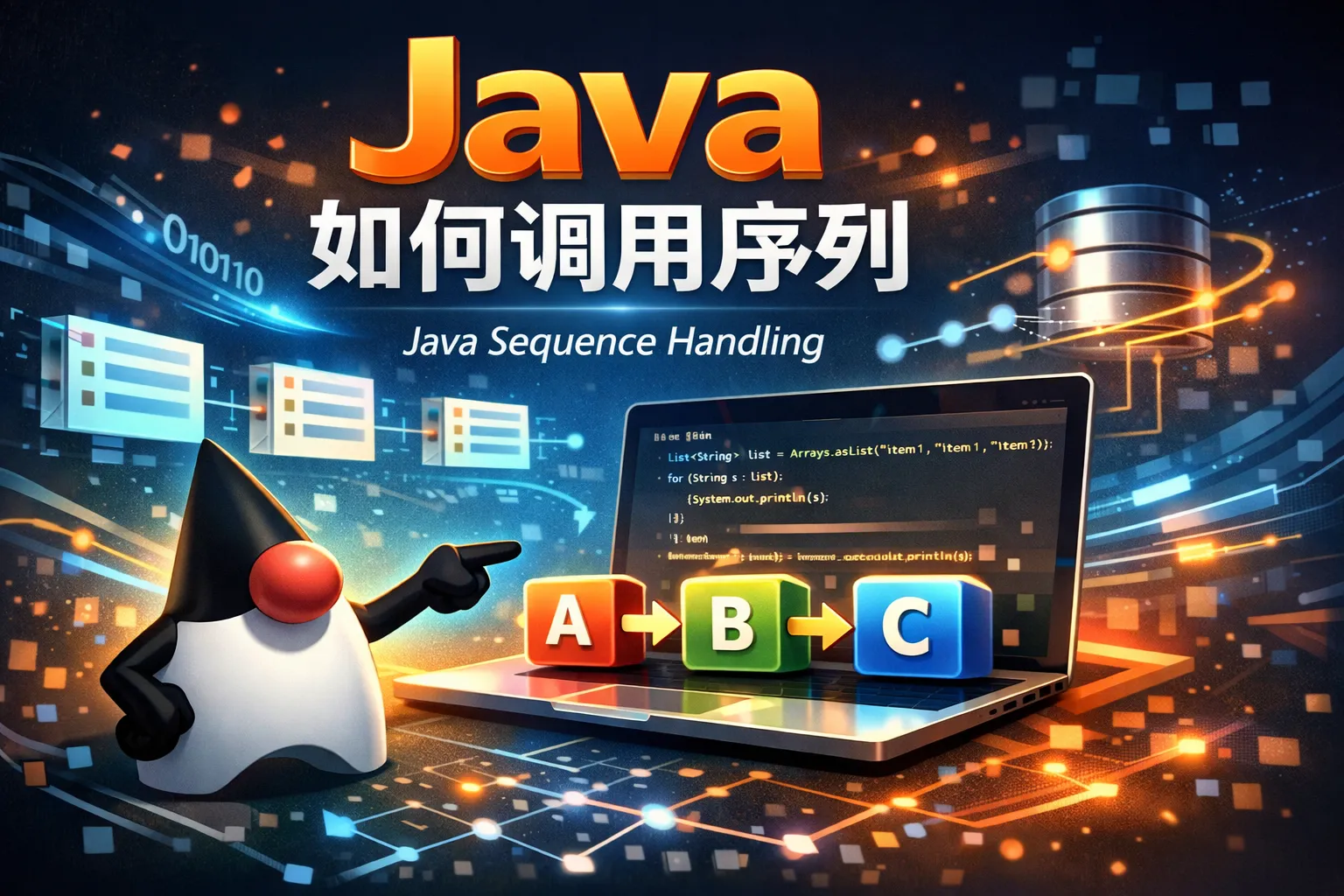 java如何调用序列