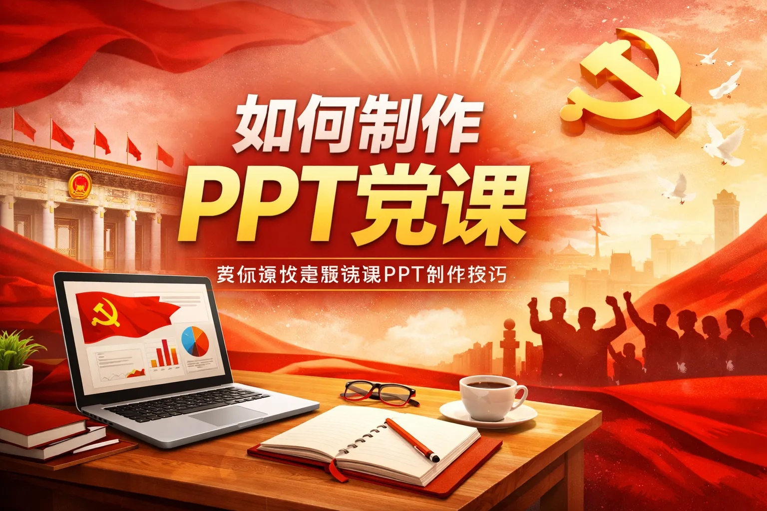如何制作ppt党课