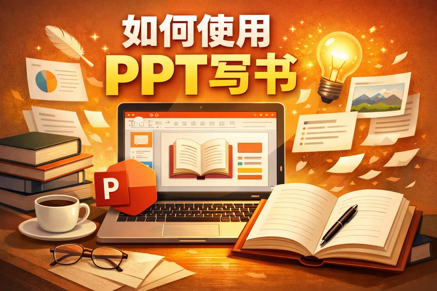 如何使用ppt写书