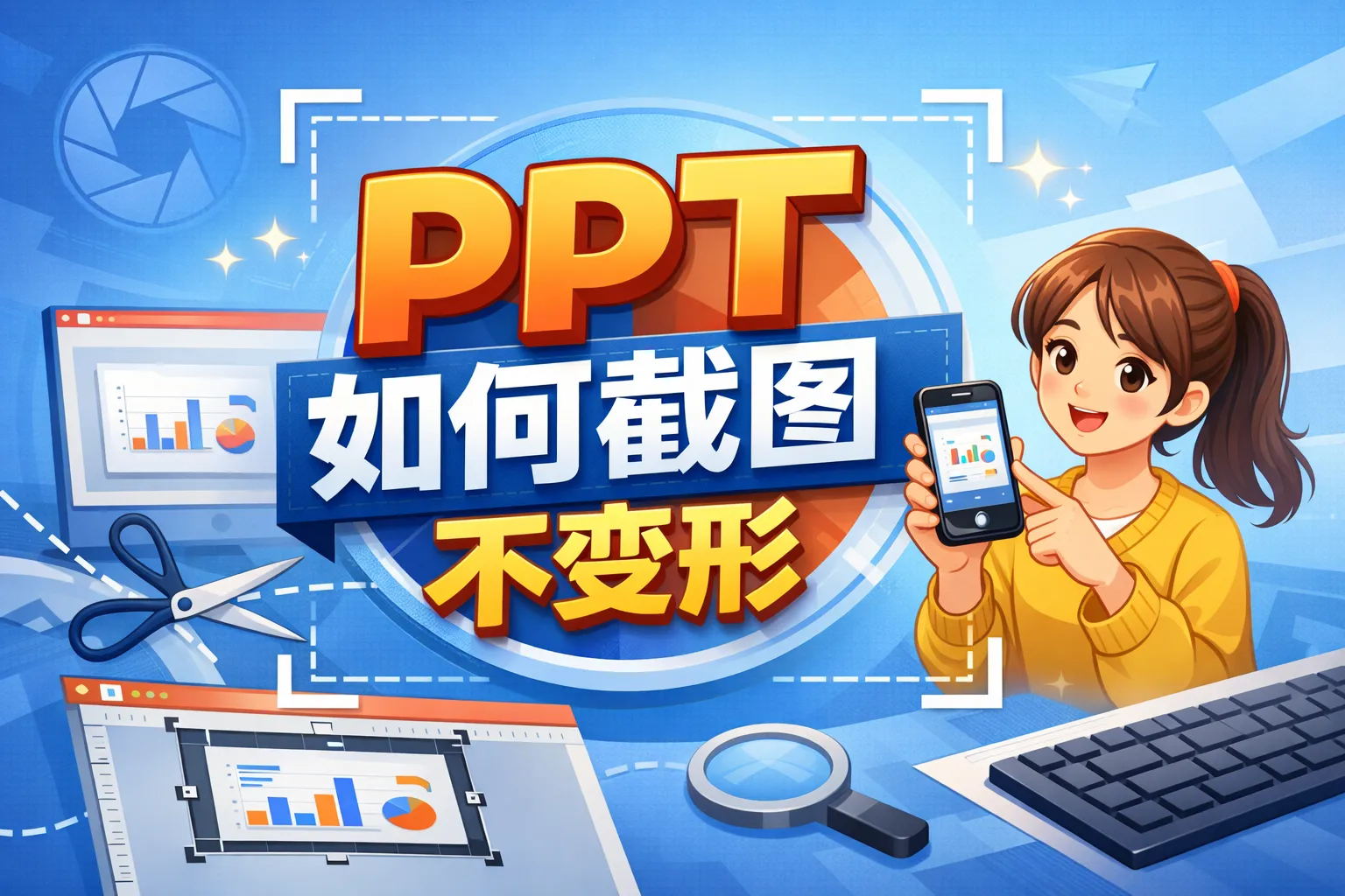 ppt如何截图不回变形
