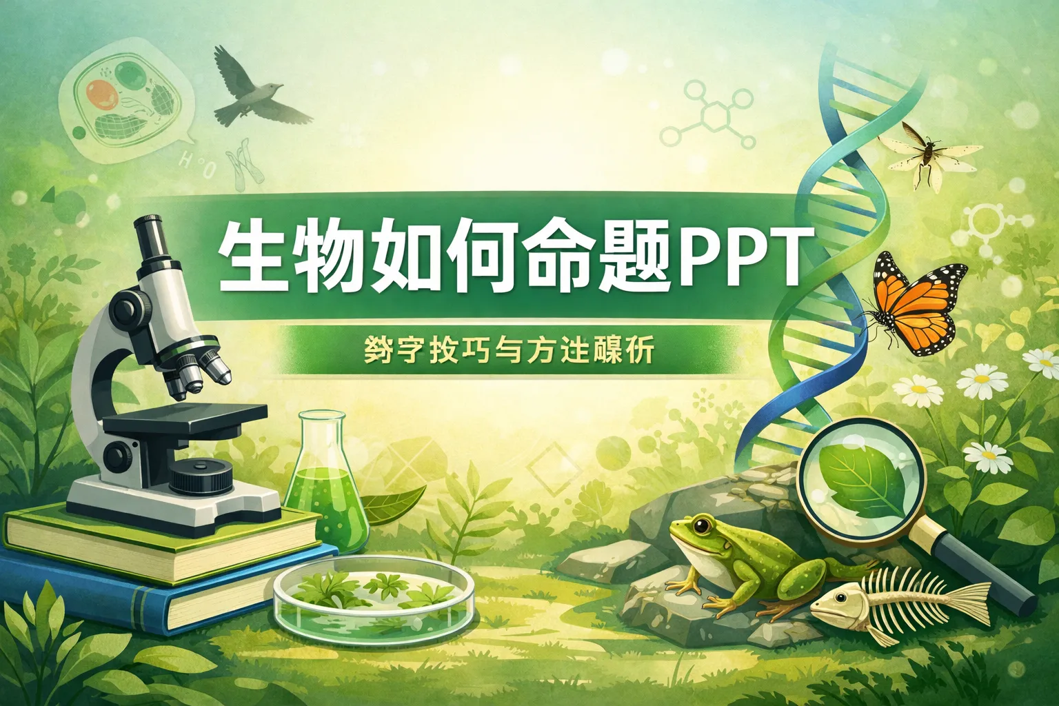 生物如何命题ppt