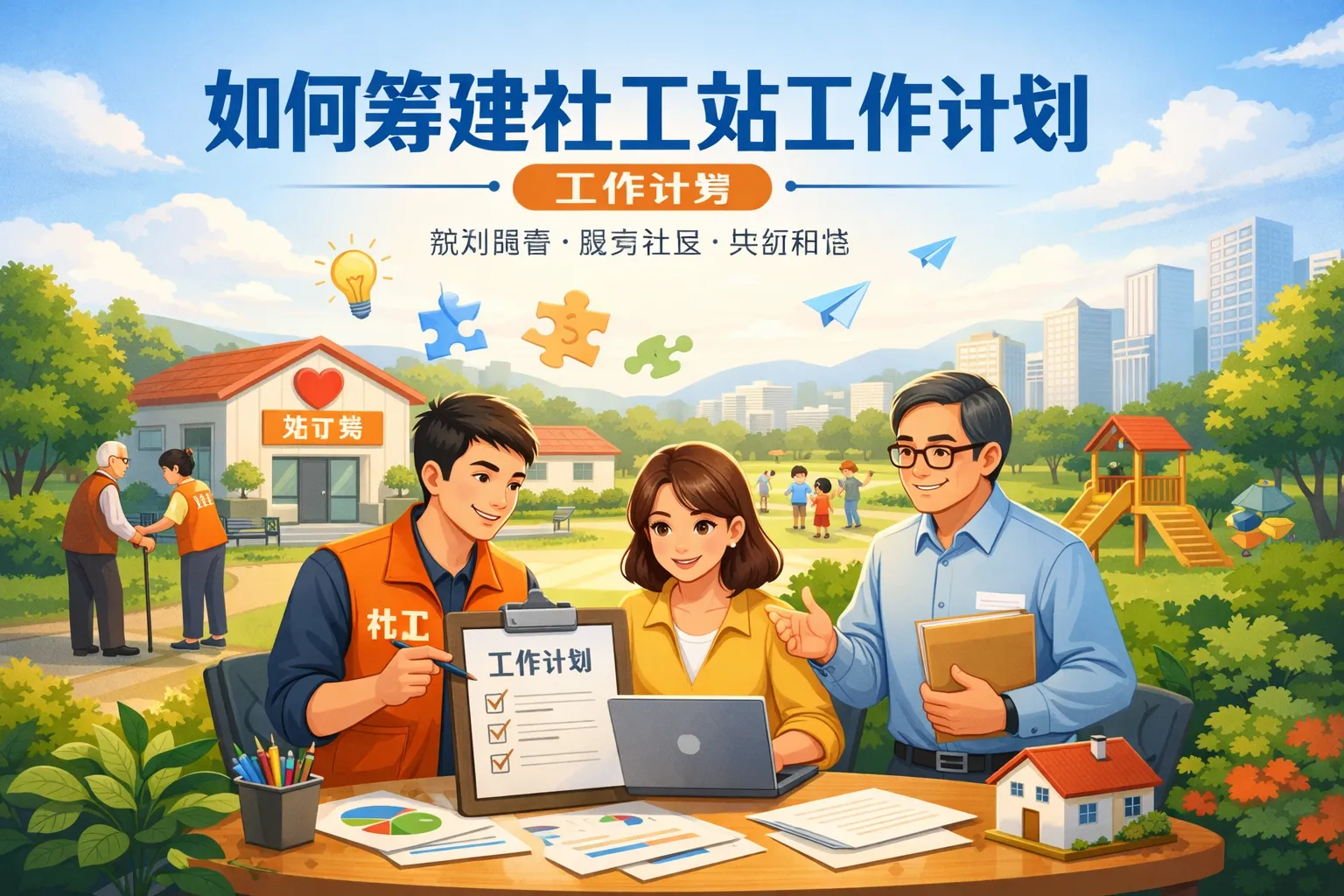 如何筹建社工站工作计划