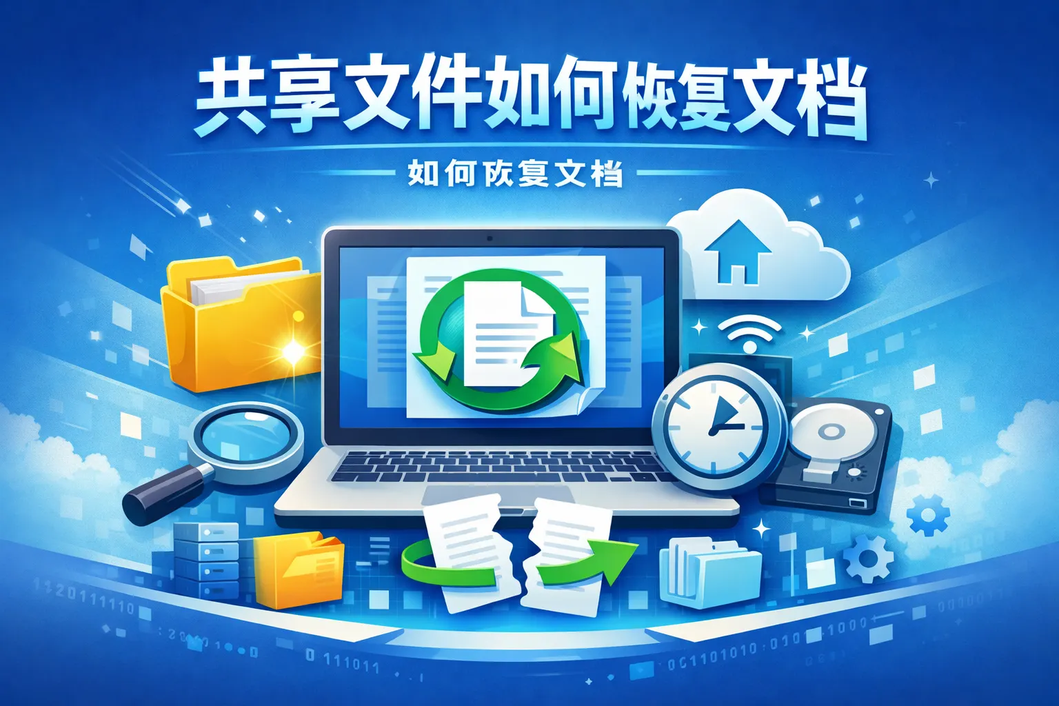 共享文件如何恢复文档