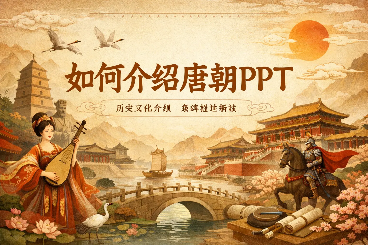 如何介绍唐朝ppt