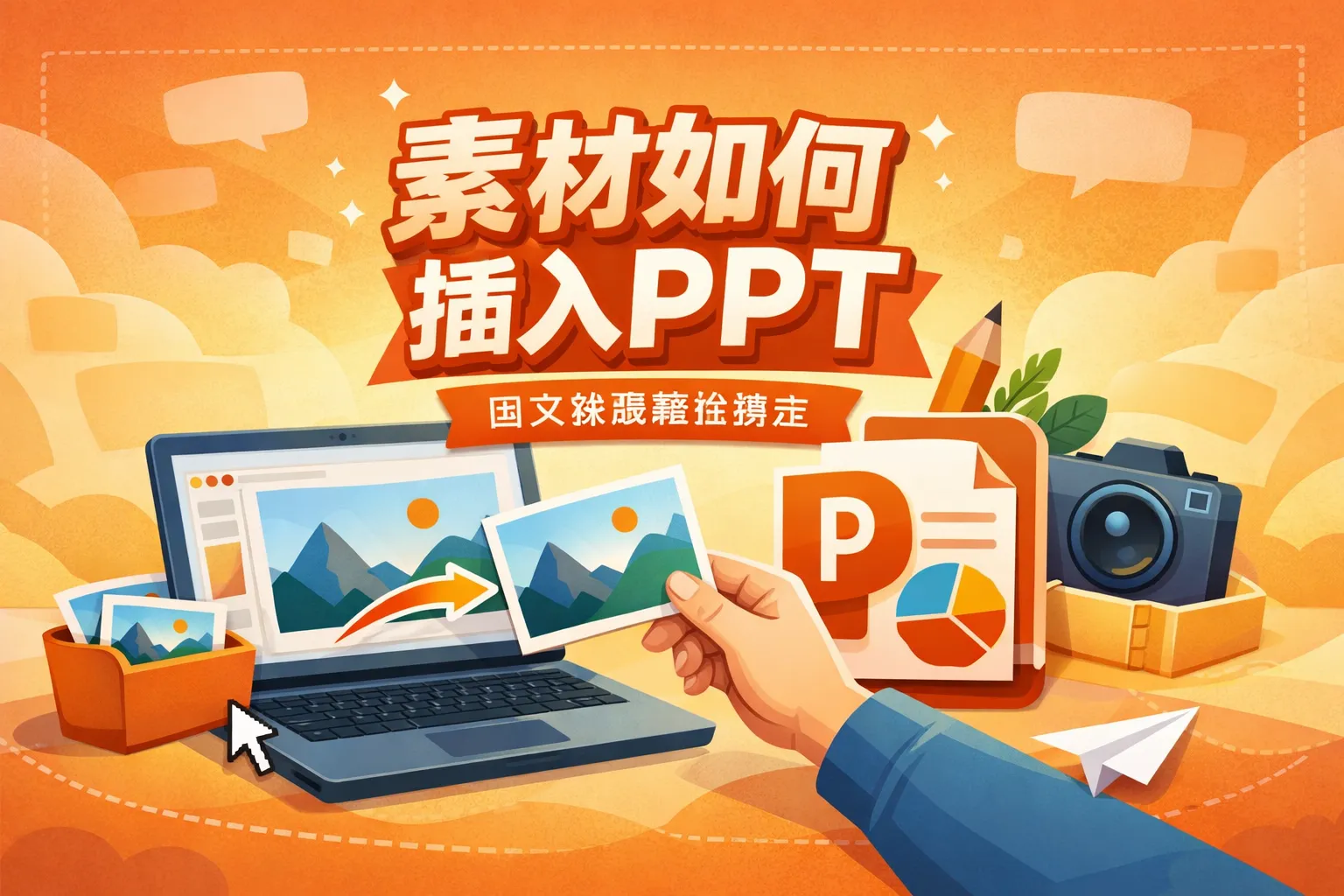 素材如何插入ppt