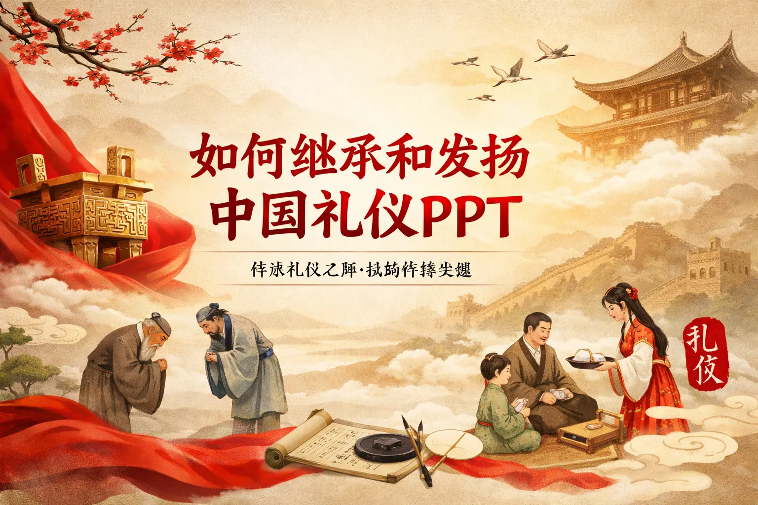 如何继承和发扬中国礼仪PPT