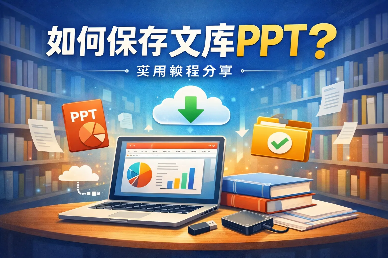 如何保存文库ppt