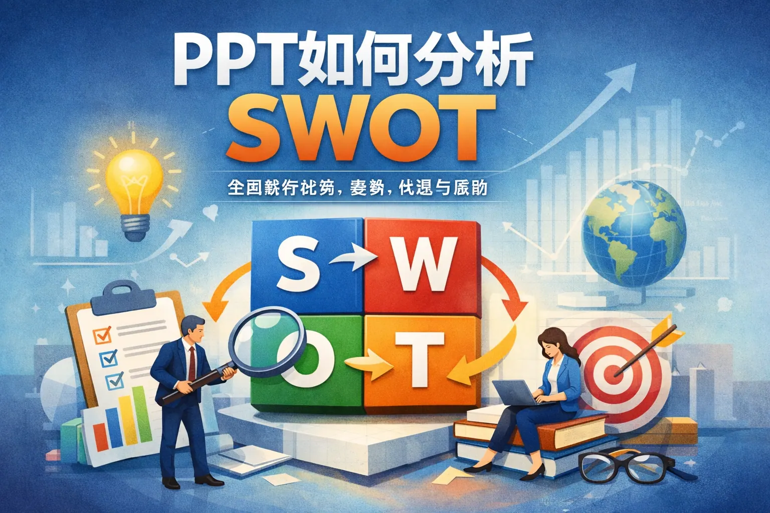 ppt如何分析swot
