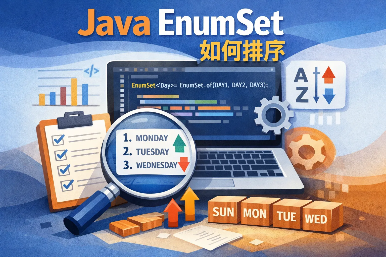 java enumset如何排序