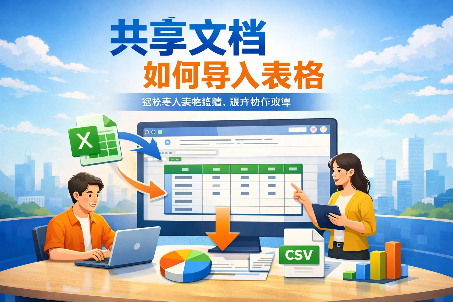 共享文档如何导入表格