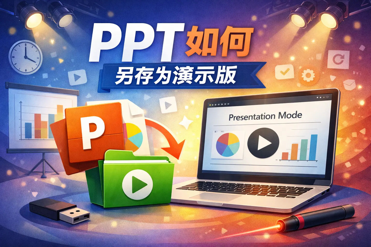 PPT如何另存为演示版