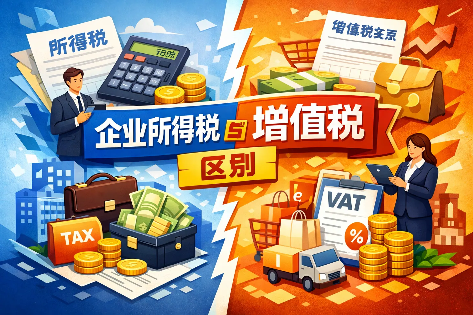 企业所得锐与增值锐区别