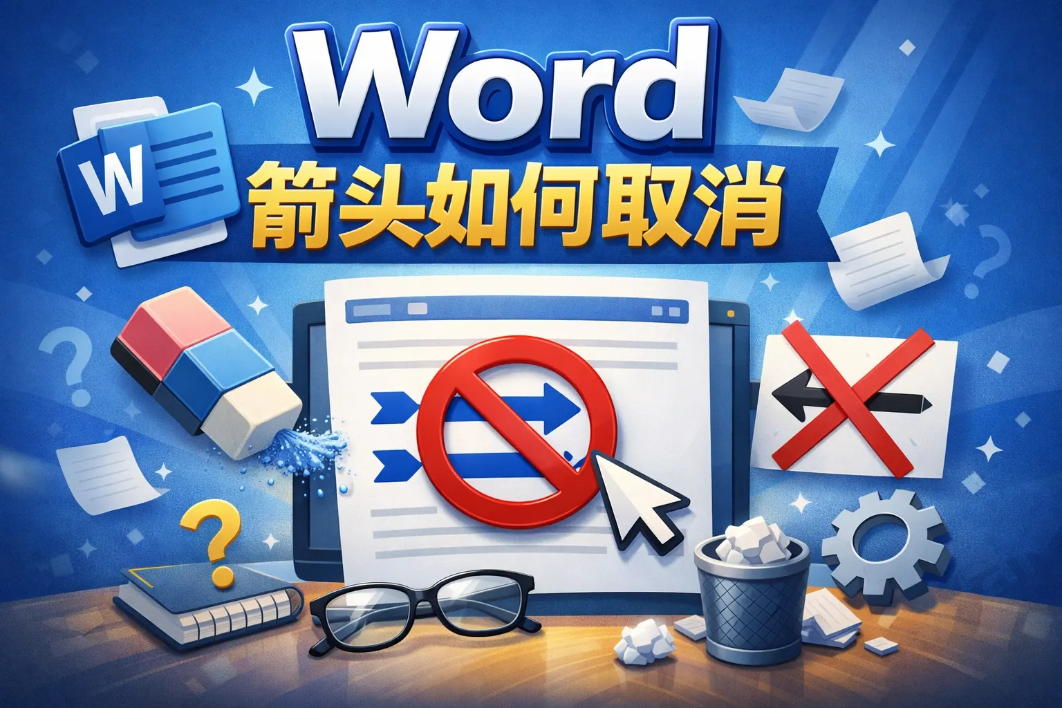 word箭头如何取消