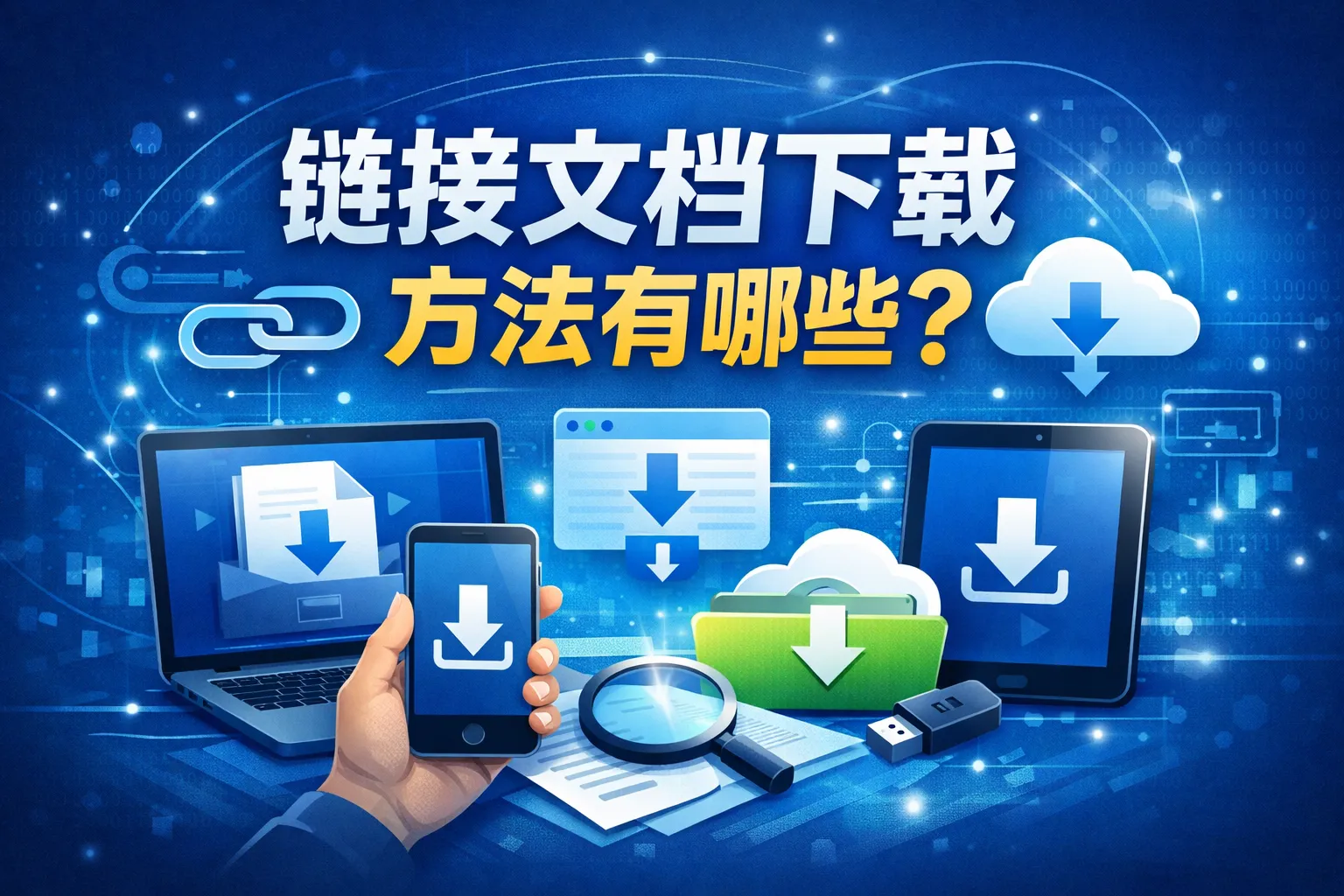 链接文档下载方法有哪些