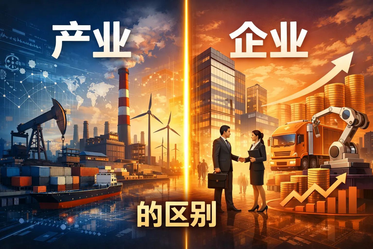 产业 企业的区别