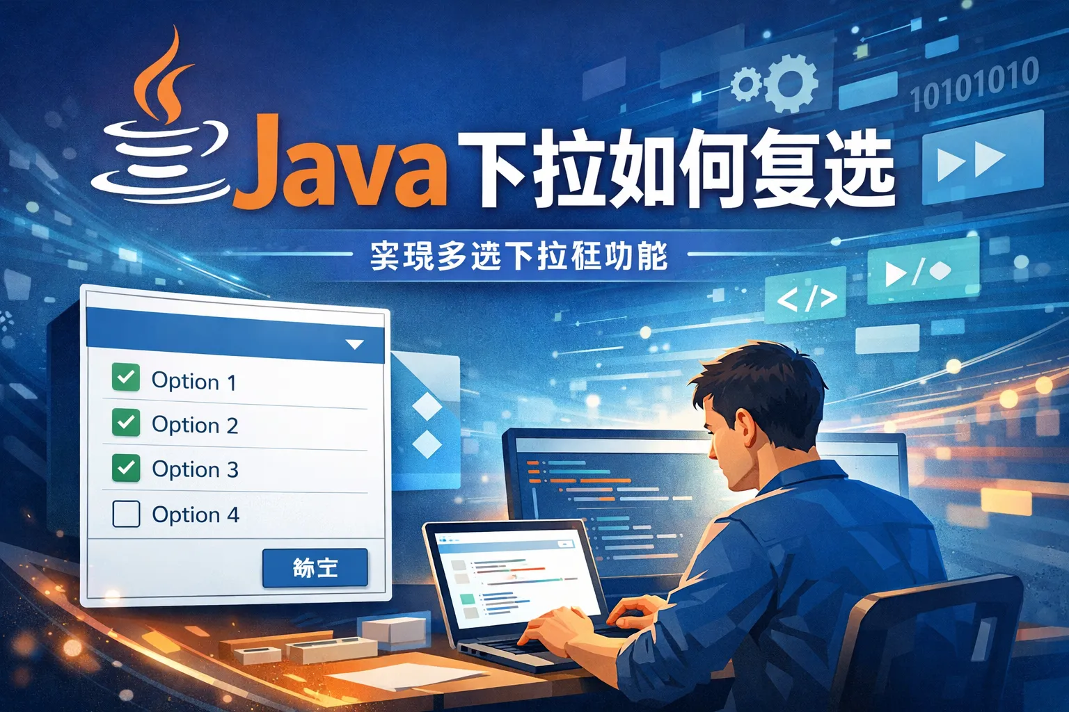 java下拉如何复选