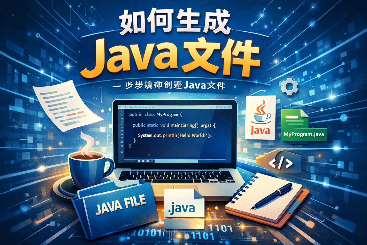 如何生成java文件