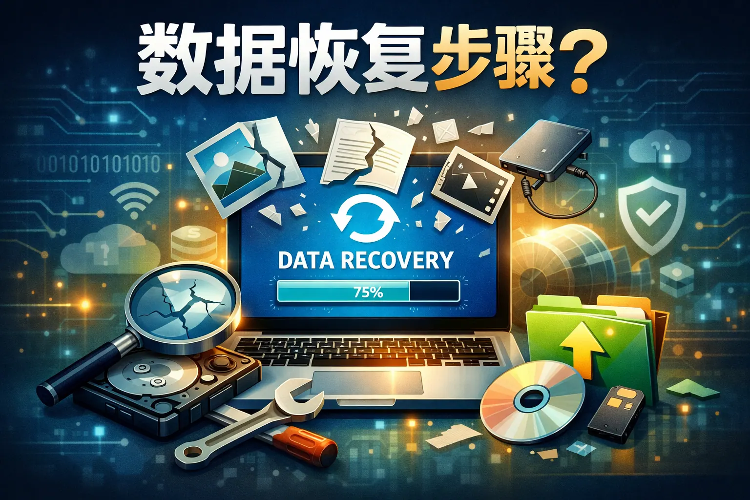 数据恢复步骤有哪些