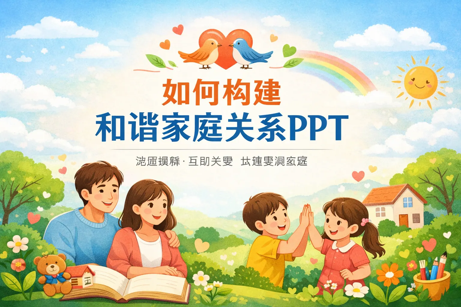 如何构建和谐家庭关系ppt
