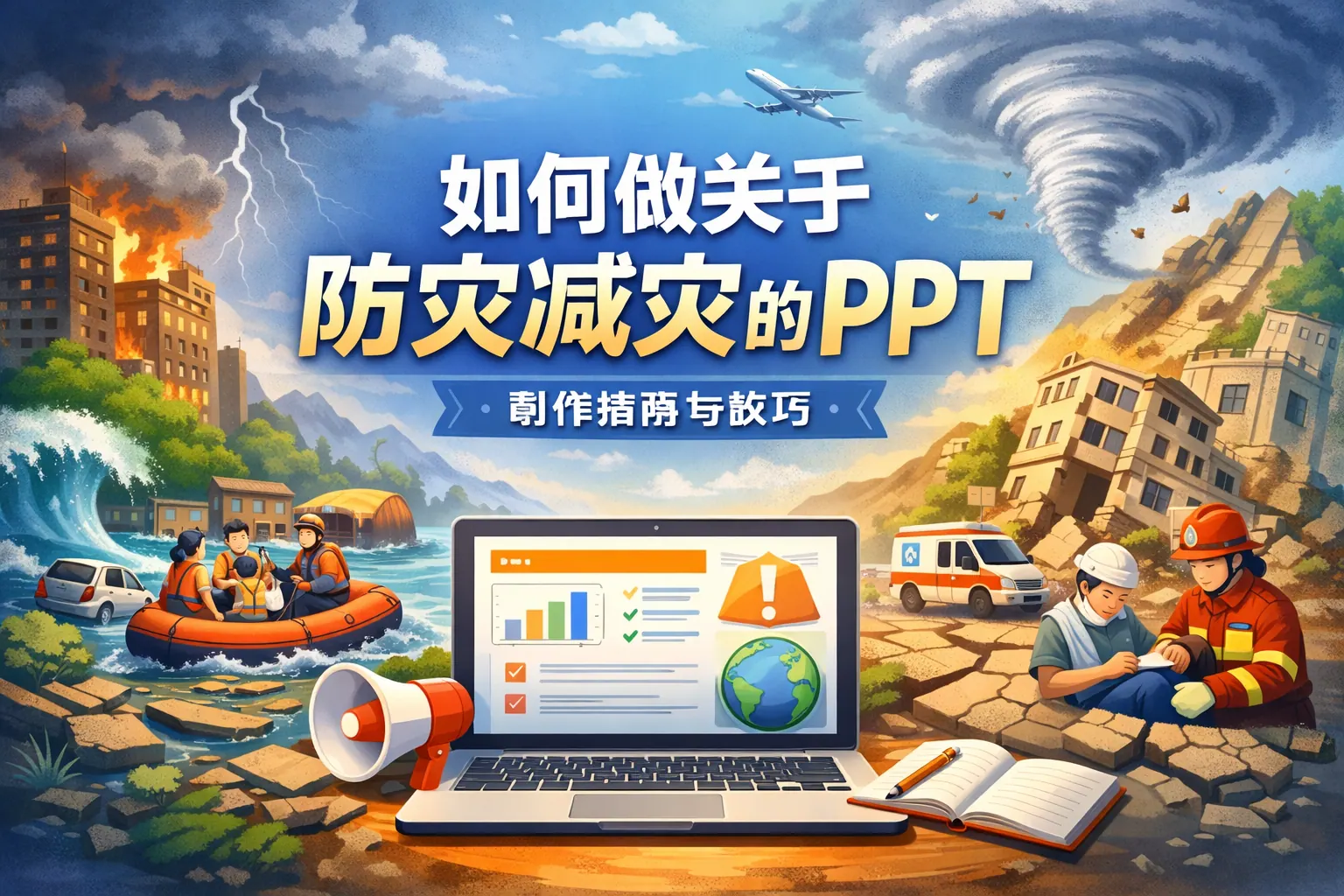 如何做关于防灾减灾的PPT