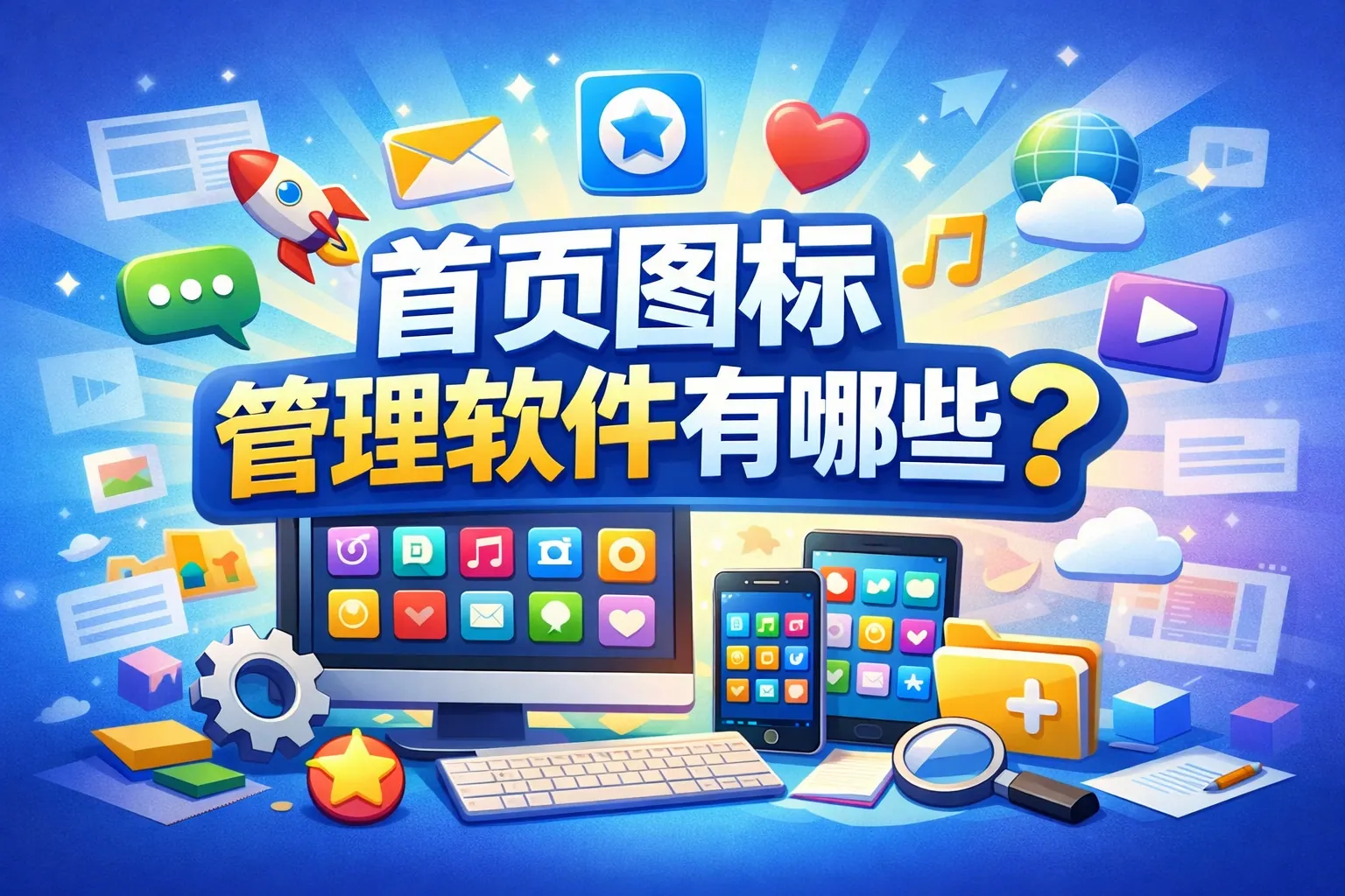 首页图标管理软件有哪些