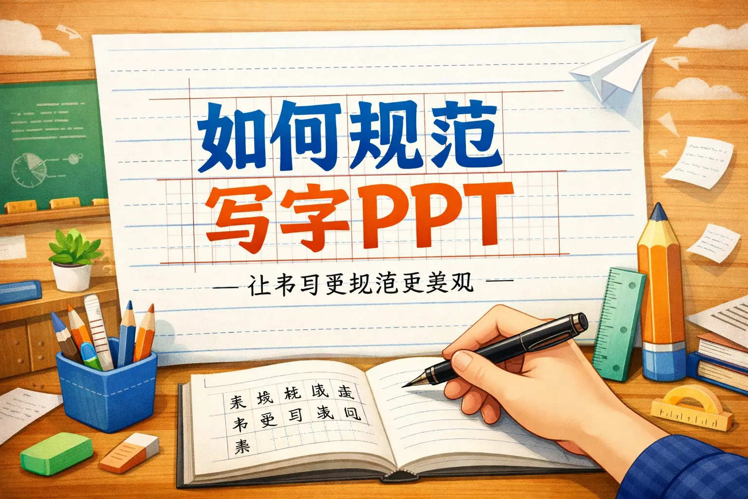 如何规范写字ppt