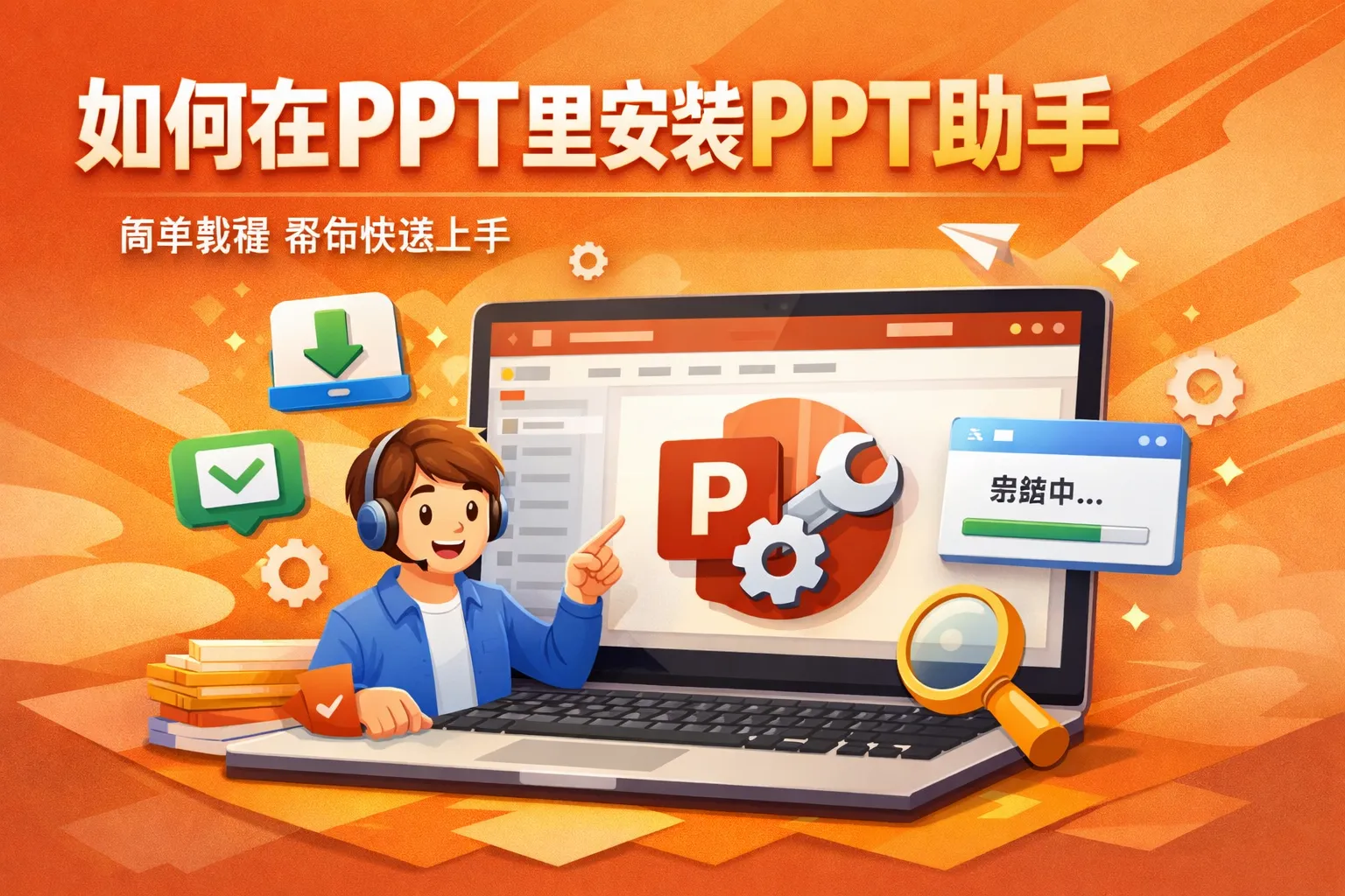 如何在ppt里安装ppt助手