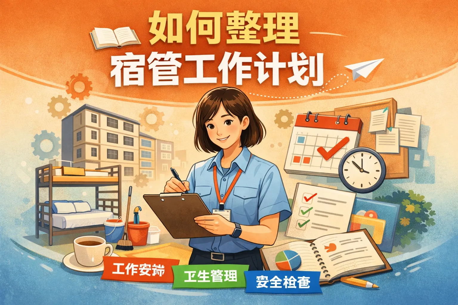 如何整理宿管工作计划