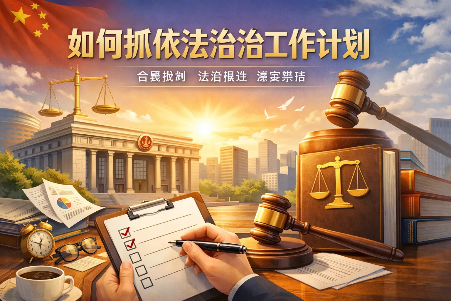 如何抓依法治理工作计划