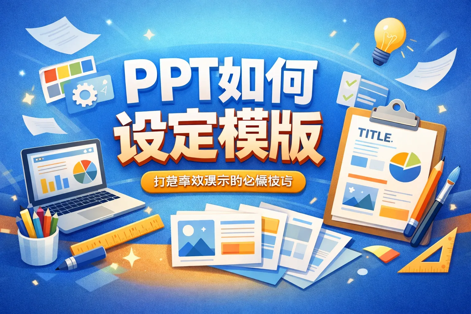PPT如何设定模版