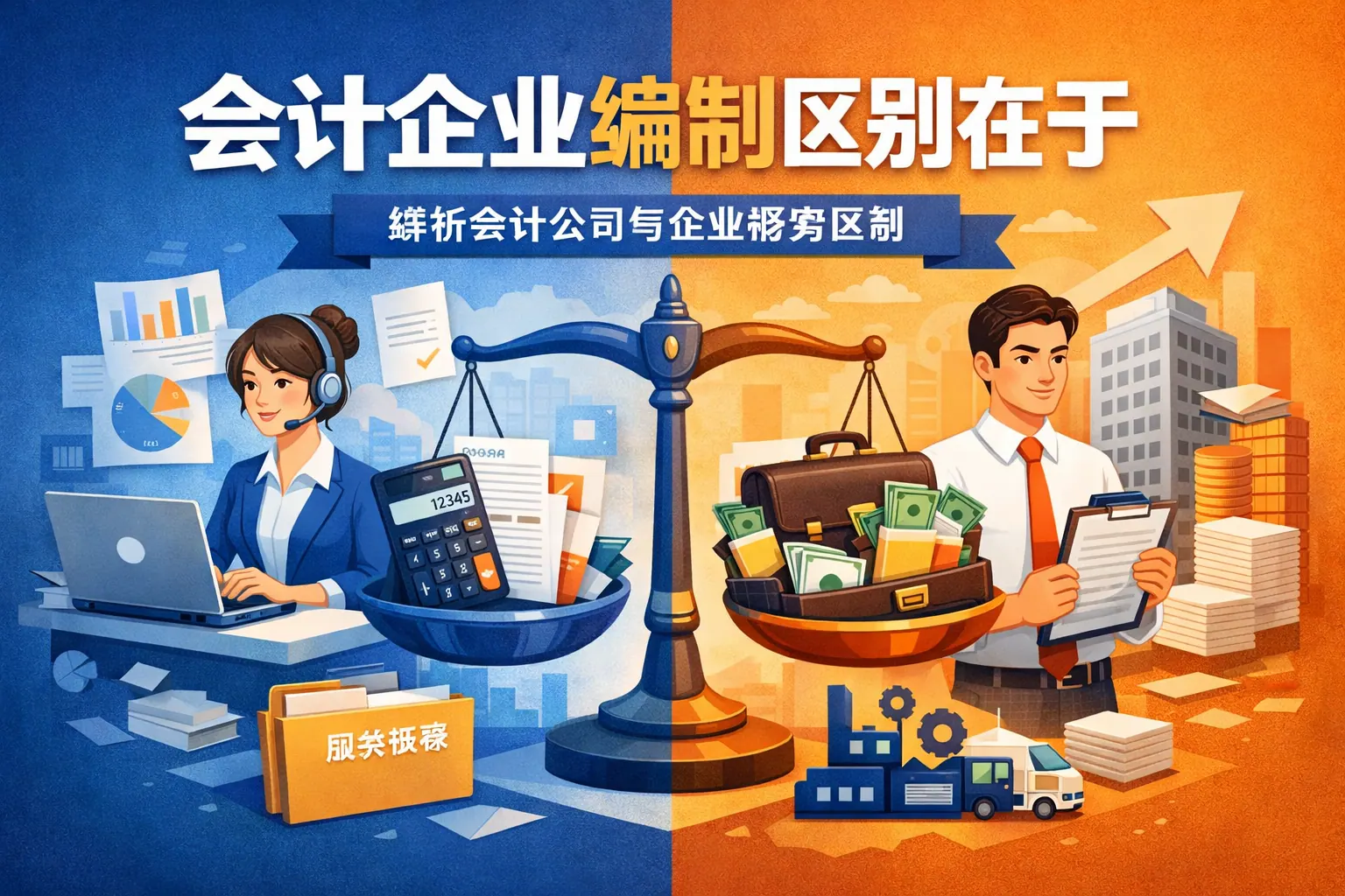 会计企业编制区别在于