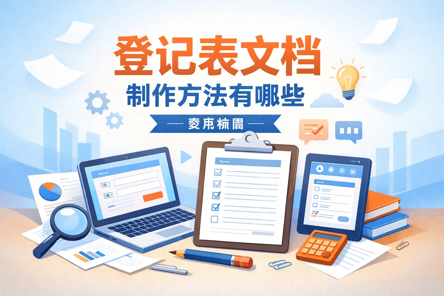 登记表文档制作方法有哪些