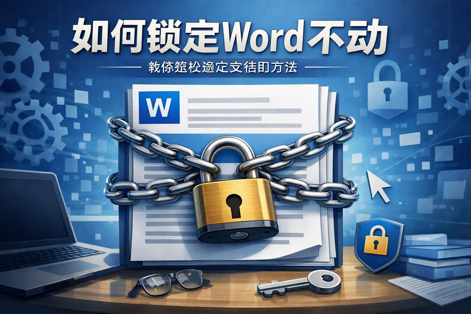 如何锁定word不动