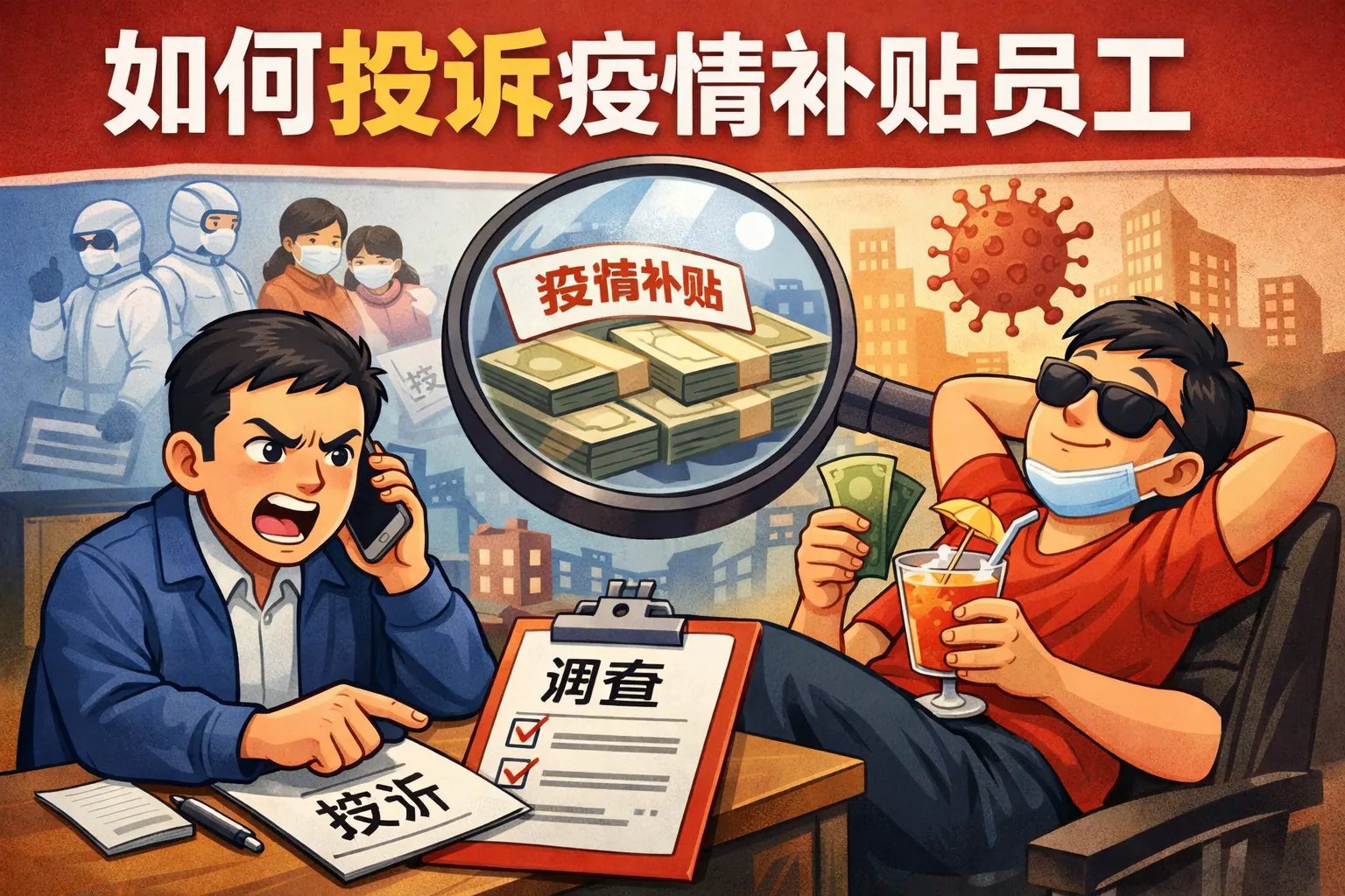 如何投诉疫情补贴员工