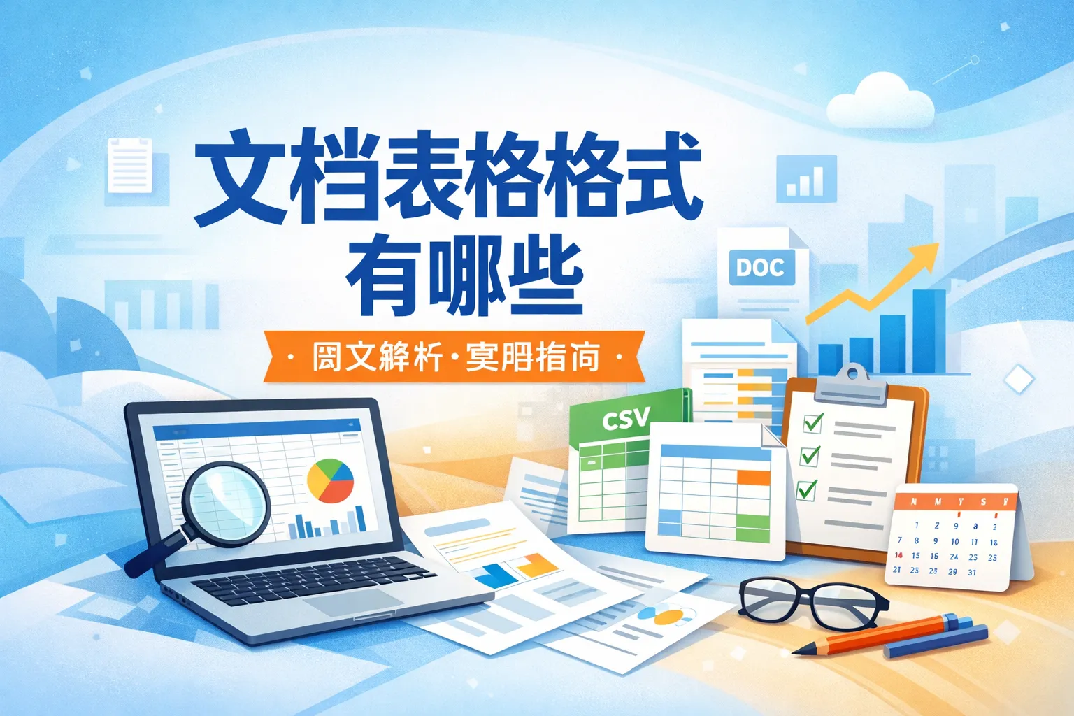 文档表格格式有哪些