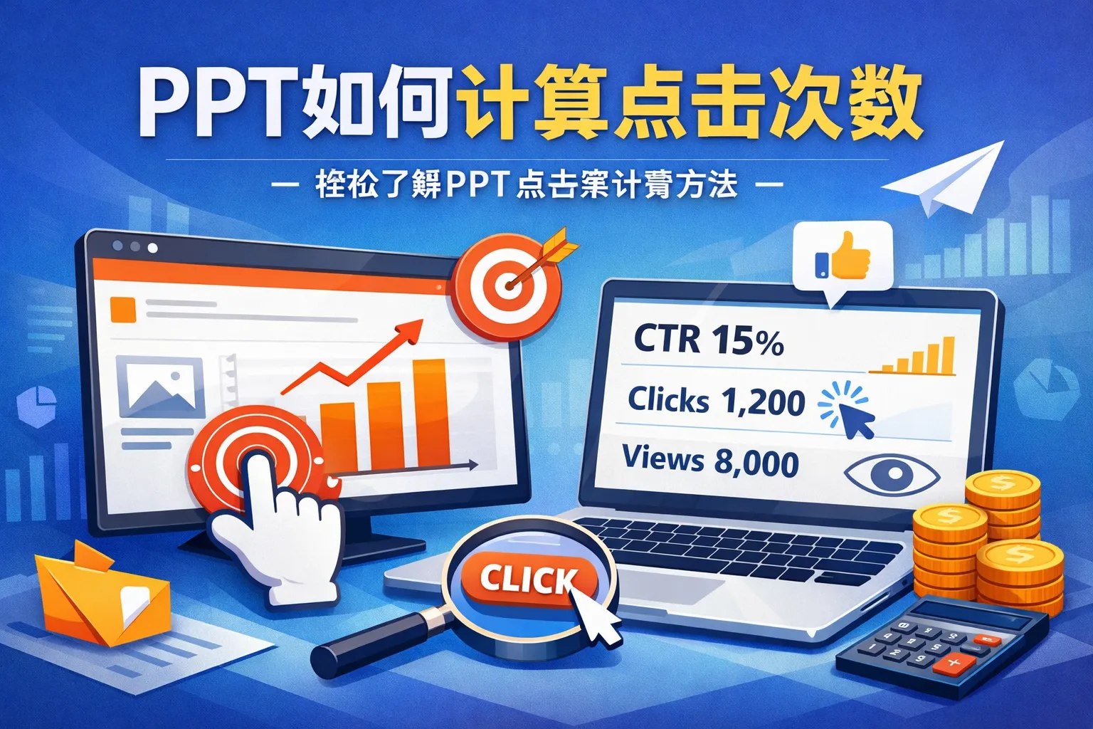 ppt如何计算点击次数