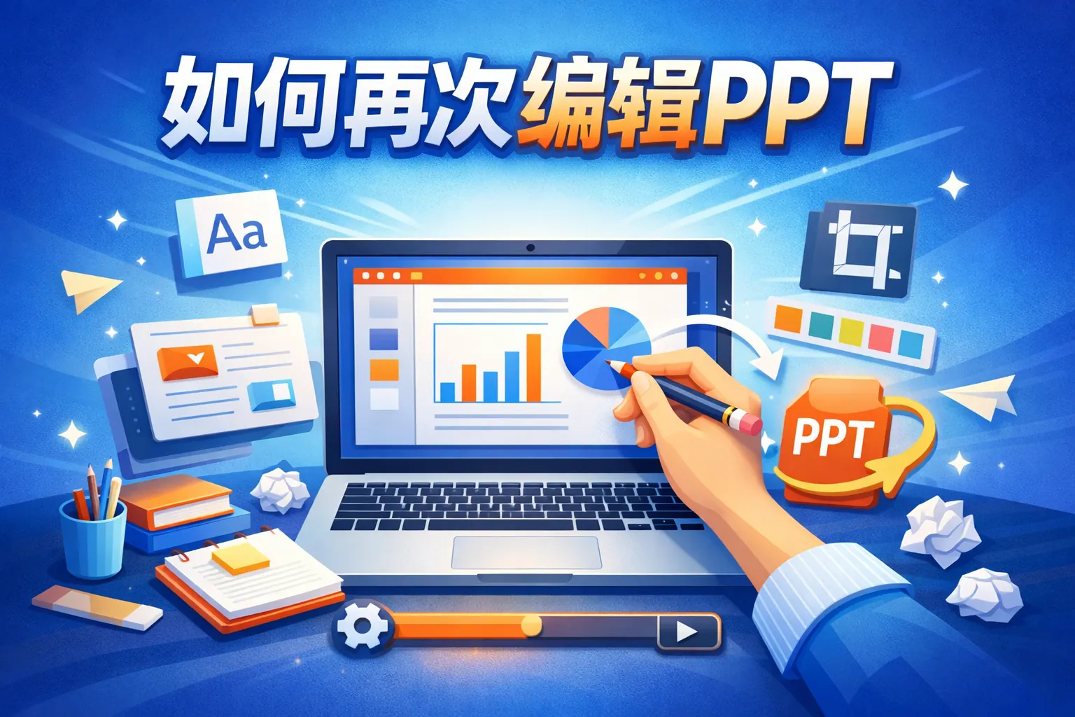 如何再次编辑ppt