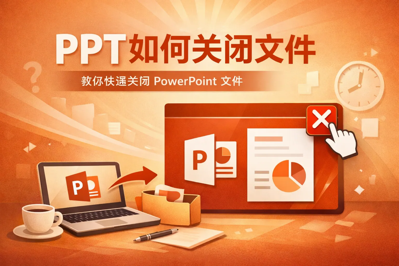 PPT如何关闭文件