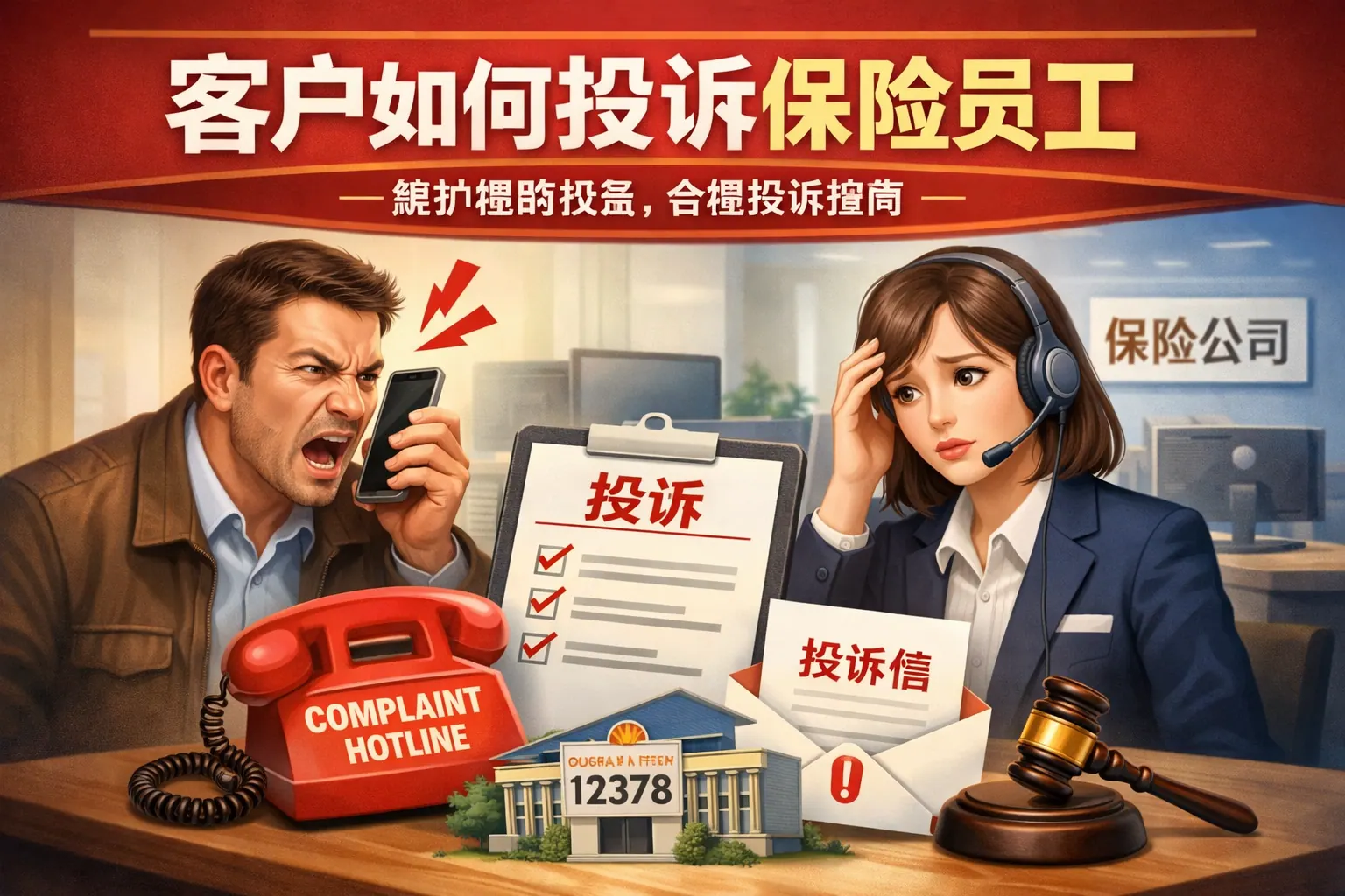 客户如何投诉保险员工