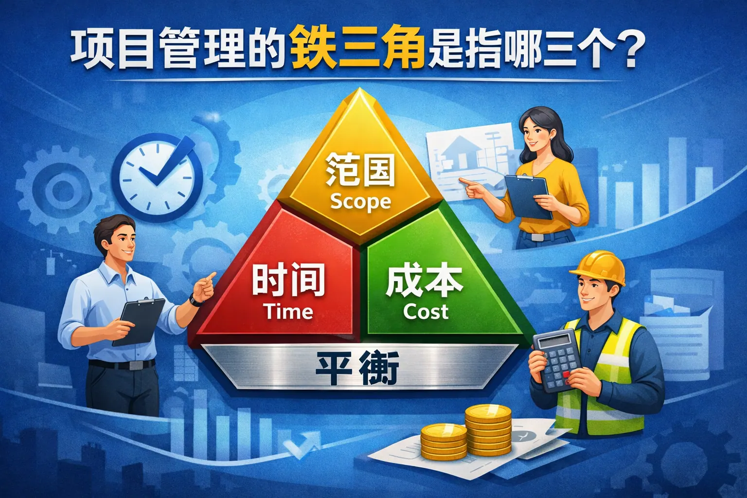 项目管理的铁三角是指哪三个