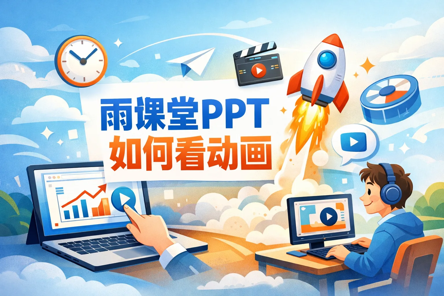 雨课堂ppt如何看动画